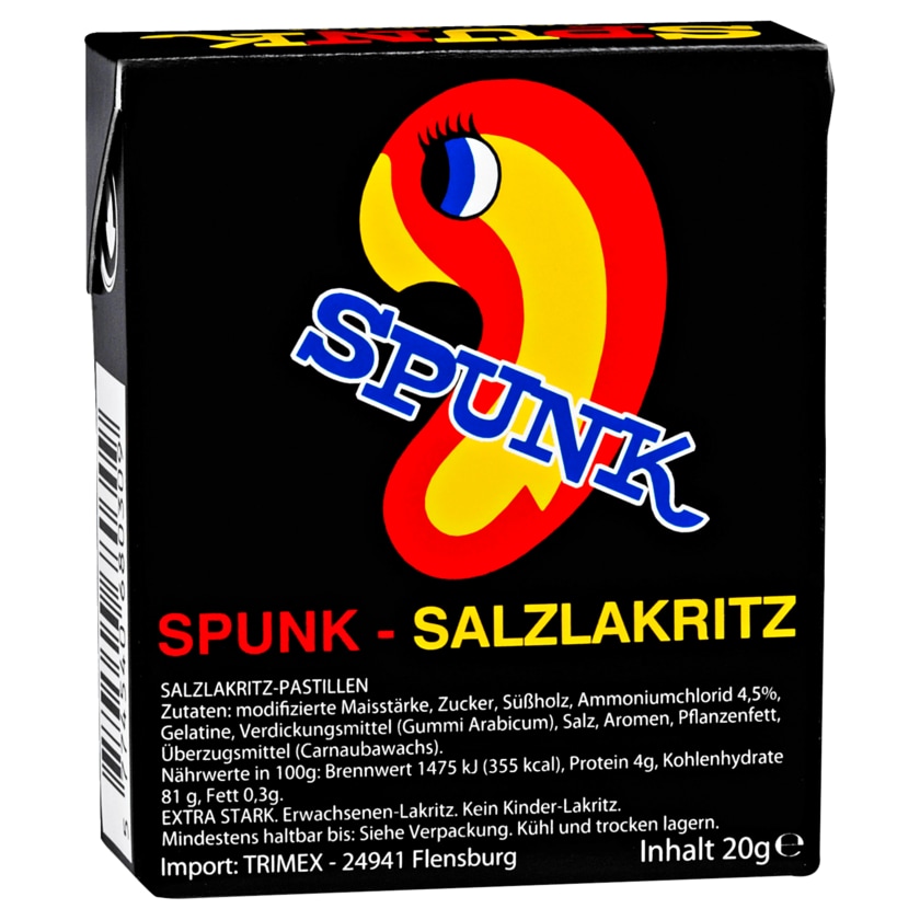 Spunk Salz-Lakritz-Pastillen 20g